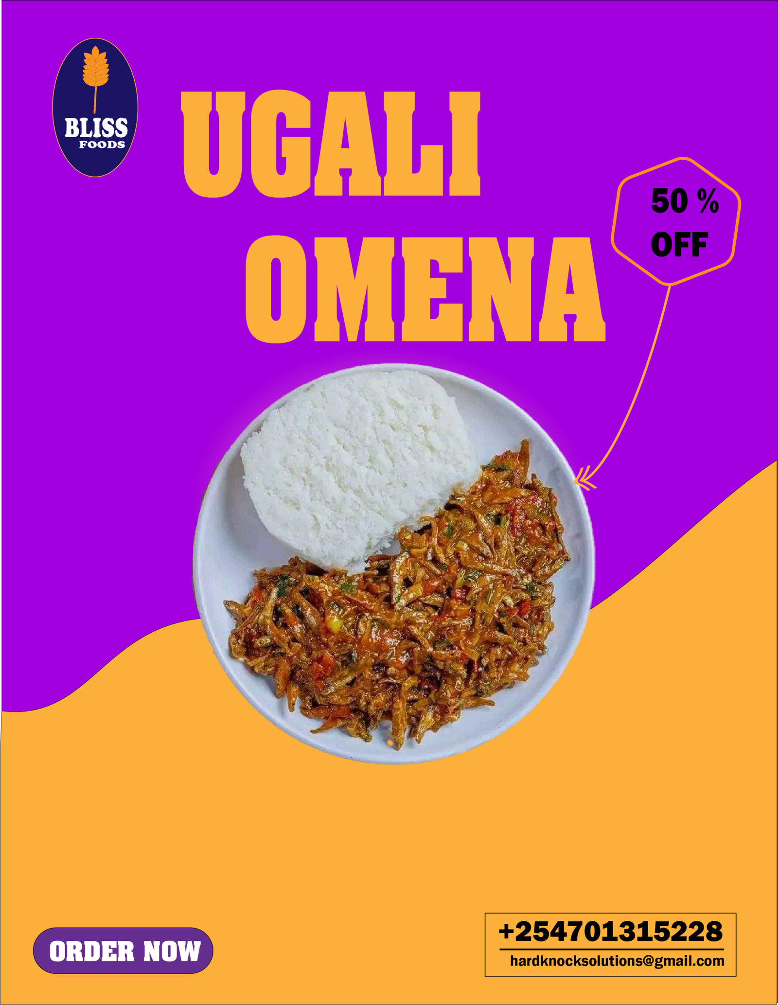 foods - UGALI OMENA poster
